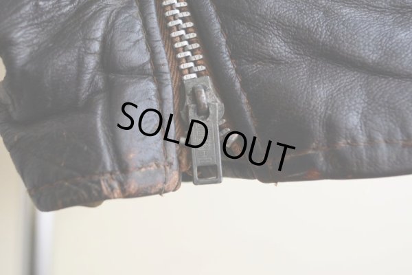 画像13: 1970s Berman's ダブルライダース レザージャケット  表記44