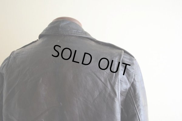 画像15: 1970s Berman's ダブルライダース レザージャケット  表記44