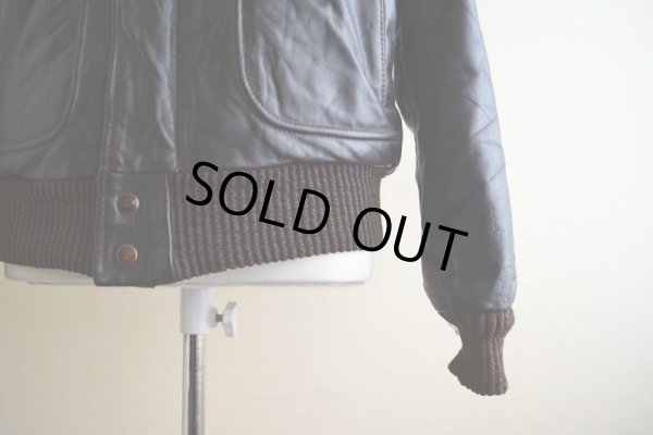 画像14: 1970s WILLIAM BARRY G-1 TYPE レザージャケット　 表記40 