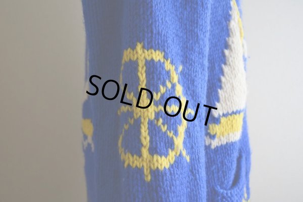 画像10: 1960〜 ヨット柄カウチンセーター  実寸L