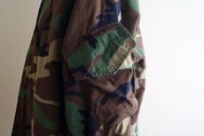 画像14: 1990s US.MILITARY ケミカルプロテクティブパーカー　 バックステンシル　 表記MEDIUM-REGULAR  (14)