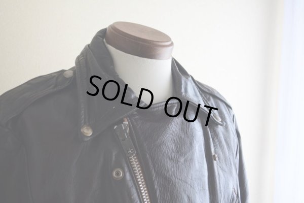 画像9: 1970s Berman's ダブルライダース レザージャケット  表記44