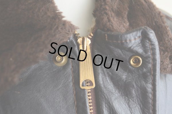 画像11: 1970s WILLIAM BARRY G-1 TYPE レザージャケット　 表記40 