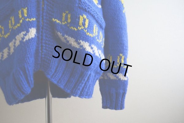 画像9: 1960〜 ヨット柄カウチンセーター  実寸L