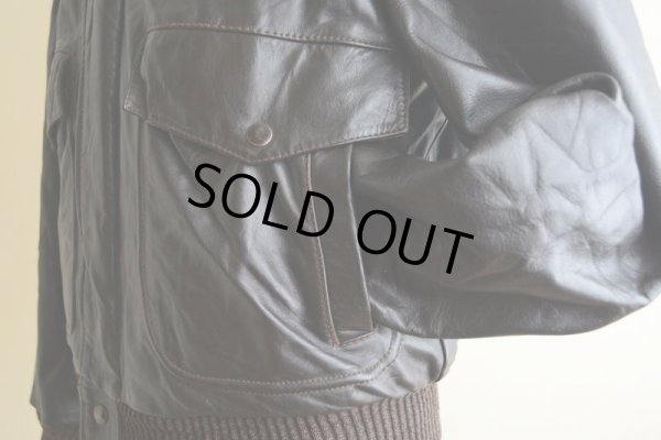 画像12: 1970s WILLIAM BARRY G-1 TYPE レザージャケット　 表記40 