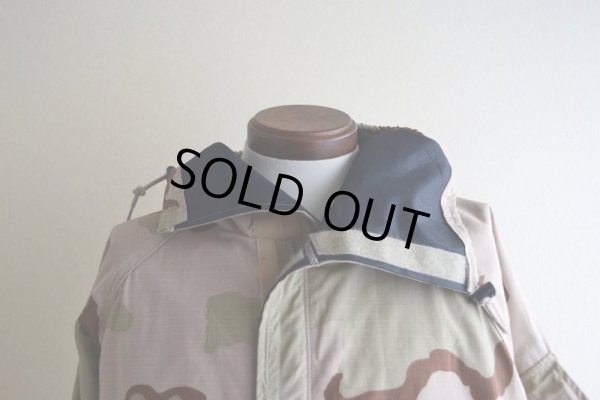 画像12: 2000s US.MILITARY ケミカルプロテクティブパーカー　 3Cデザートカモ　 表記MEDIUM-REGULAR 