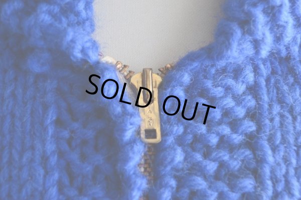 画像8: 1960〜 ヨット柄カウチンセーター  実寸L