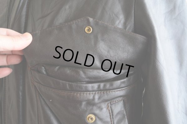 画像13: 1970s WILLIAM BARRY G-1 TYPE レザージャケット　 表記40 