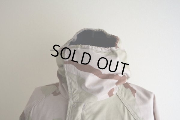 画像8: 2000s US.MILITARY ケミカルプロテクティブパーカー　 3Cデザートカモ　 表記MEDIUM-REGULAR 