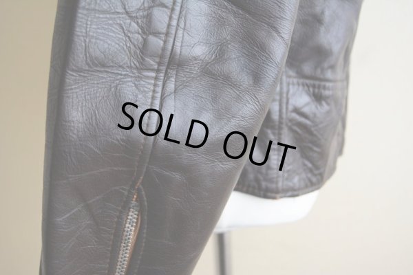 画像16: 1970s Berman's ダブルライダース レザージャケット  表記44