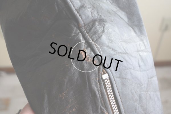 画像17: 1970s Berman's ダブルライダース レザージャケット  表記44