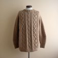 画像1: Unknown フィッシャーマンセーター　<br>実寸L-XL<br> (1)