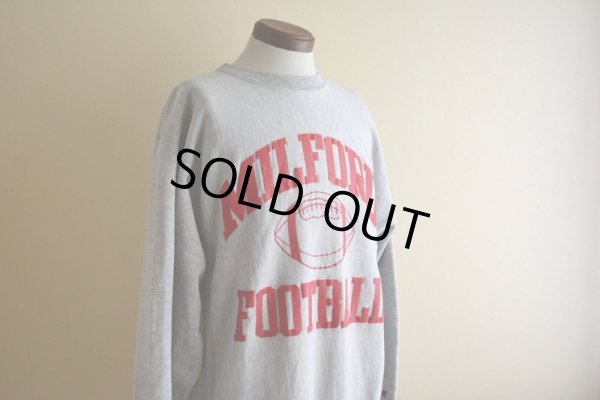 画像8: 1980s Champion リバースウィーブスウェット　 MILFORD FOOTBALL　 表記XL 