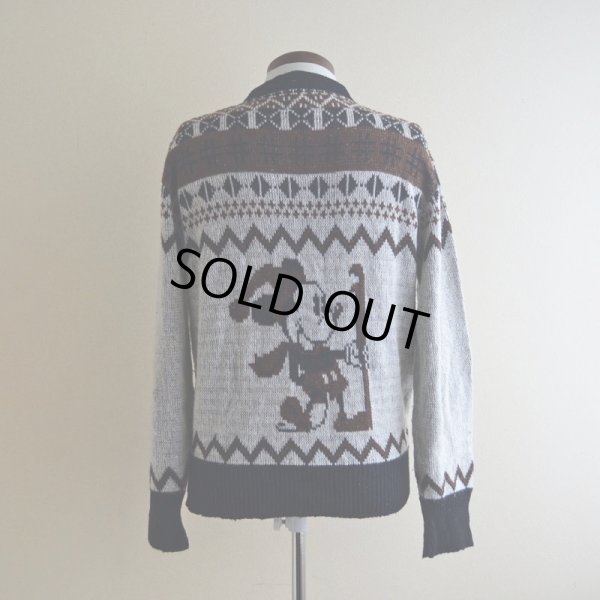 画像3: 1970s KENNINGTON ミッキーマウス ジャガードニットセーター  表記M