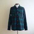 画像1: 1960s PENDLETON ウールシャツ　<br>オンブレーチェック　<br>表記M<br> (1)