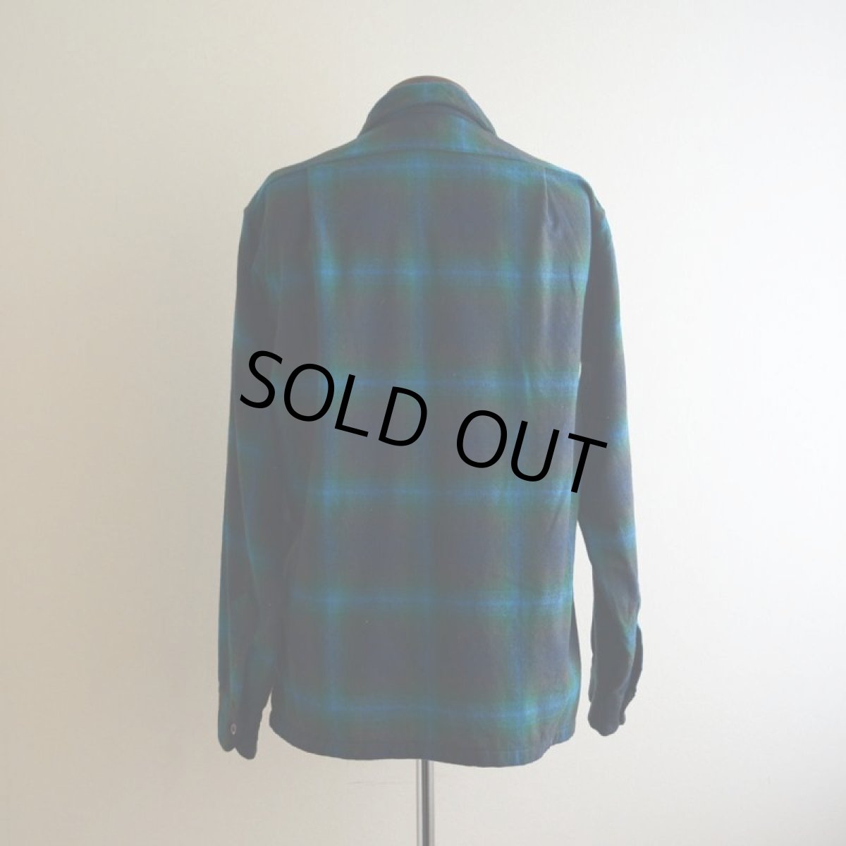 画像3: 1960s PENDLETON ウールシャツ　 オンブレーチェック　 表記M  (3)