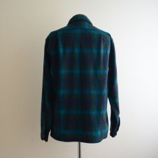 画像3: 1960s PENDLETON ウールシャツ　 オンブレーチェック　 表記M  (3)
