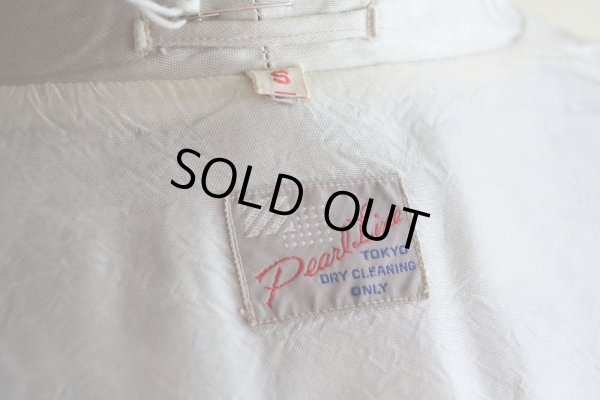 画像5: 1950s Pearl Line 西陣織 寅×龍スーベニアガウン　 黒×銀　 表記S 