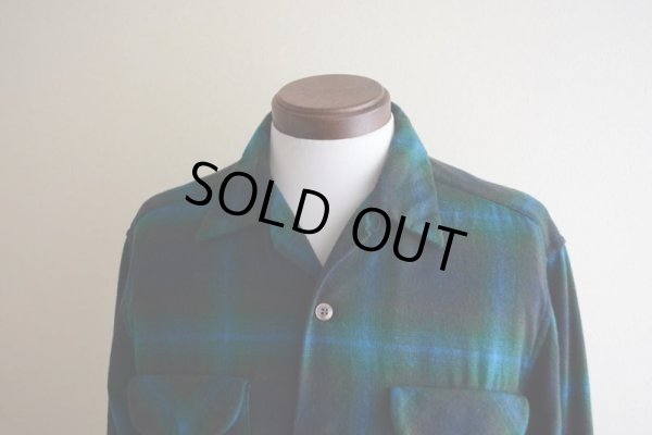 画像6: 1960s PENDLETON ウールシャツ　 オンブレーチェック　 表記M 