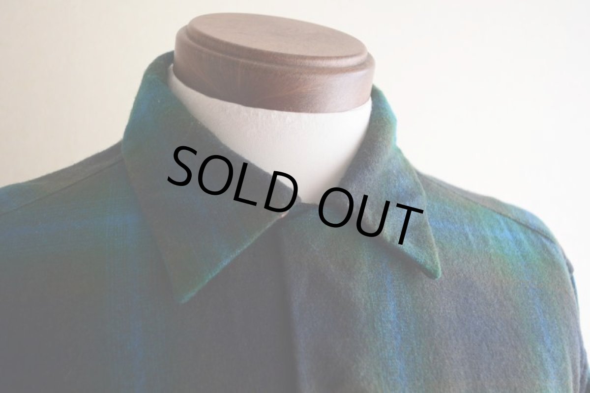 画像8: 1960s PENDLETON ウールシャツ　 オンブレーチェック　 表記M  (8)