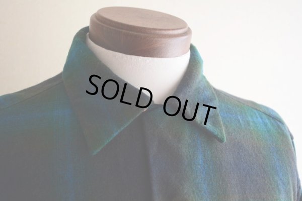 画像8: 1960s PENDLETON ウールシャツ　 オンブレーチェック　 表記M 