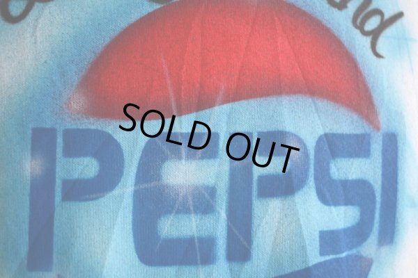 画像9: 1990s PEPSI 両面エアブラシペイントスウェット  MADE IN USA  表記L