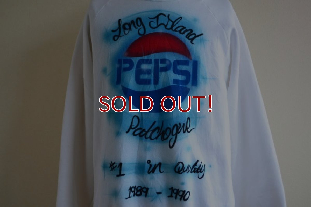 画像8: 1990s PEPSI 両面エアブラシペイントスウェット　 MADE IN USA　 表記L  (8)