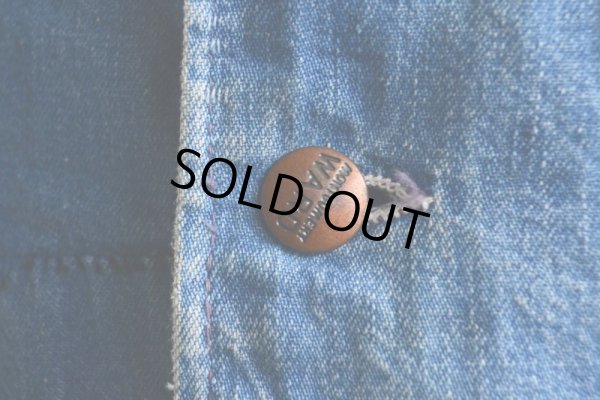 画像12: 1960s MONTGOMERY WARD デニムカバーオール　 裏ブランケット付き　 表記44 