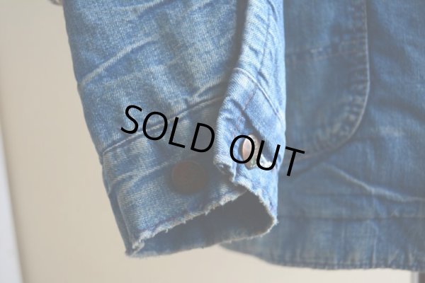 画像19: 1960s MONTGOMERY WARD デニムカバーオール　 裏ブランケット付き　 表記44 