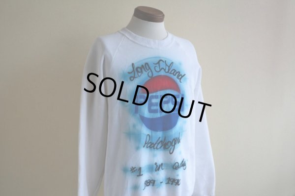 画像7: 1990s PEPSI 両面エアブラシペイントスウェット  MADE IN USA  表記L