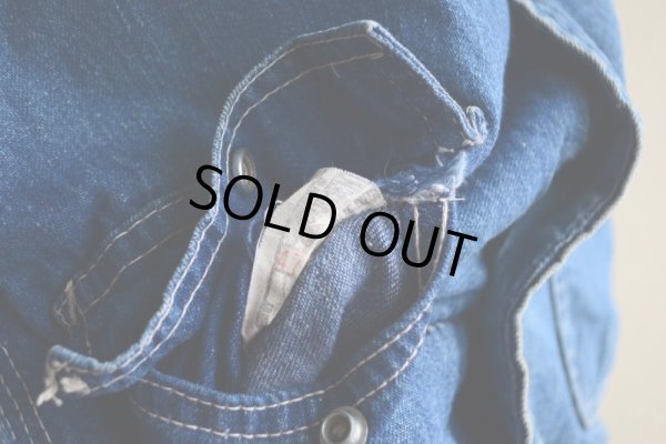 画像13: 1960s MONTGOMERY WARD デニムカバーオール　 裏ブランケット付き　 表記44 