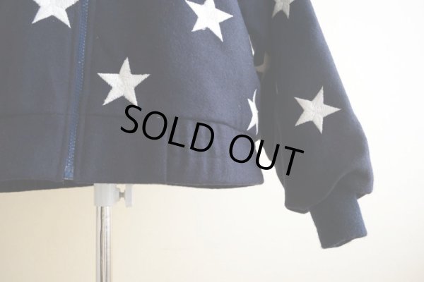 画像11: KIM BAKER DESIGN リバーシブルウールジャケット  星条旗モチーフ  表記S (着用感L)