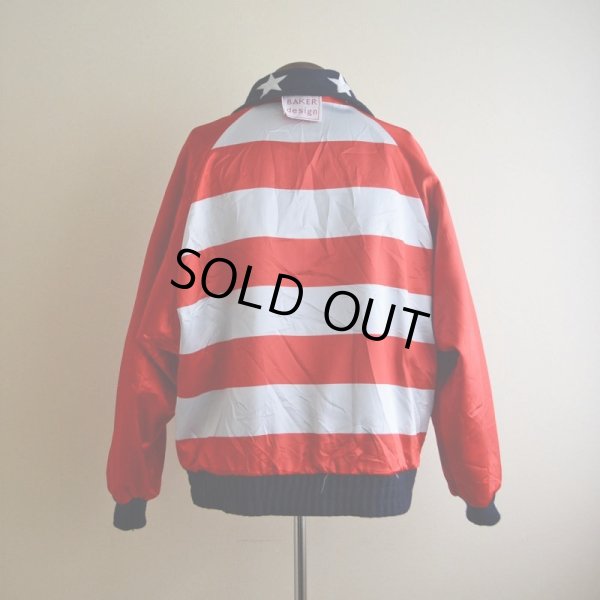 画像6: KIM BAKER DESIGN リバーシブルウールジャケット  星条旗モチーフ  表記S (着用感L)