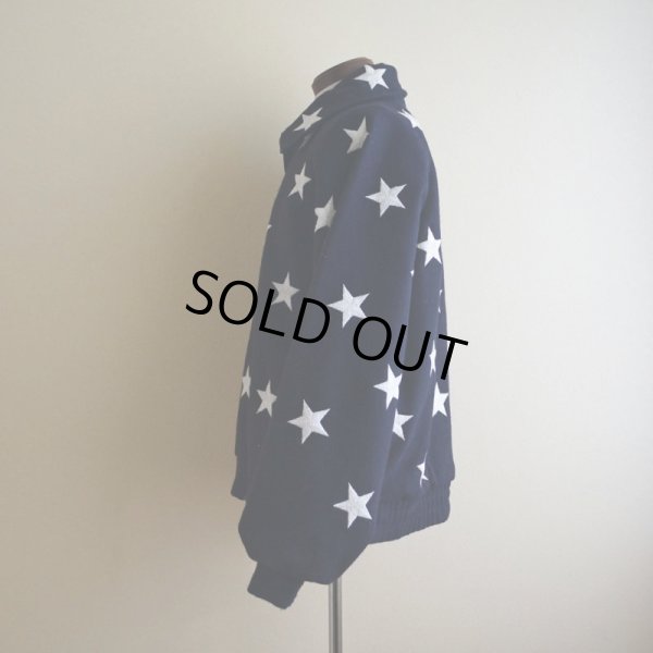 画像4: KIM BAKER DESIGN リバーシブルウールジャケット  星条旗モチーフ  表記S (着用感L)