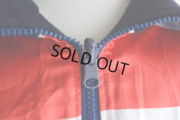 画像14: KIM BAKER DESIGN リバーシブルウールジャケット  星条旗モチーフ  表記S (着用感L)