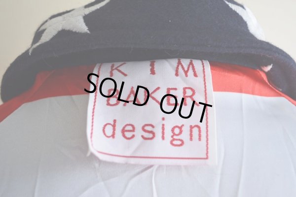 画像7: KIM BAKER DESIGN リバーシブルウールジャケット  星条旗モチーフ  表記S (着用感L)