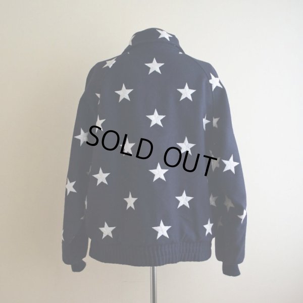 画像3: KIM BAKER DESIGN リバーシブルウールジャケット  星条旗モチーフ  表記S (着用感L)