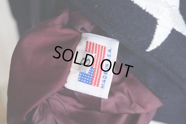 画像13: KIM BAKER DESIGN リバーシブルウールジャケット  星条旗モチーフ  表記S (着用感L)