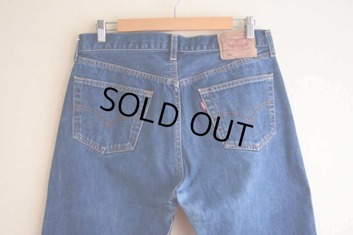 画像13: EURO LEVI'S 501　 MADE IN SPAIN　 表記 W36 L32  (13)