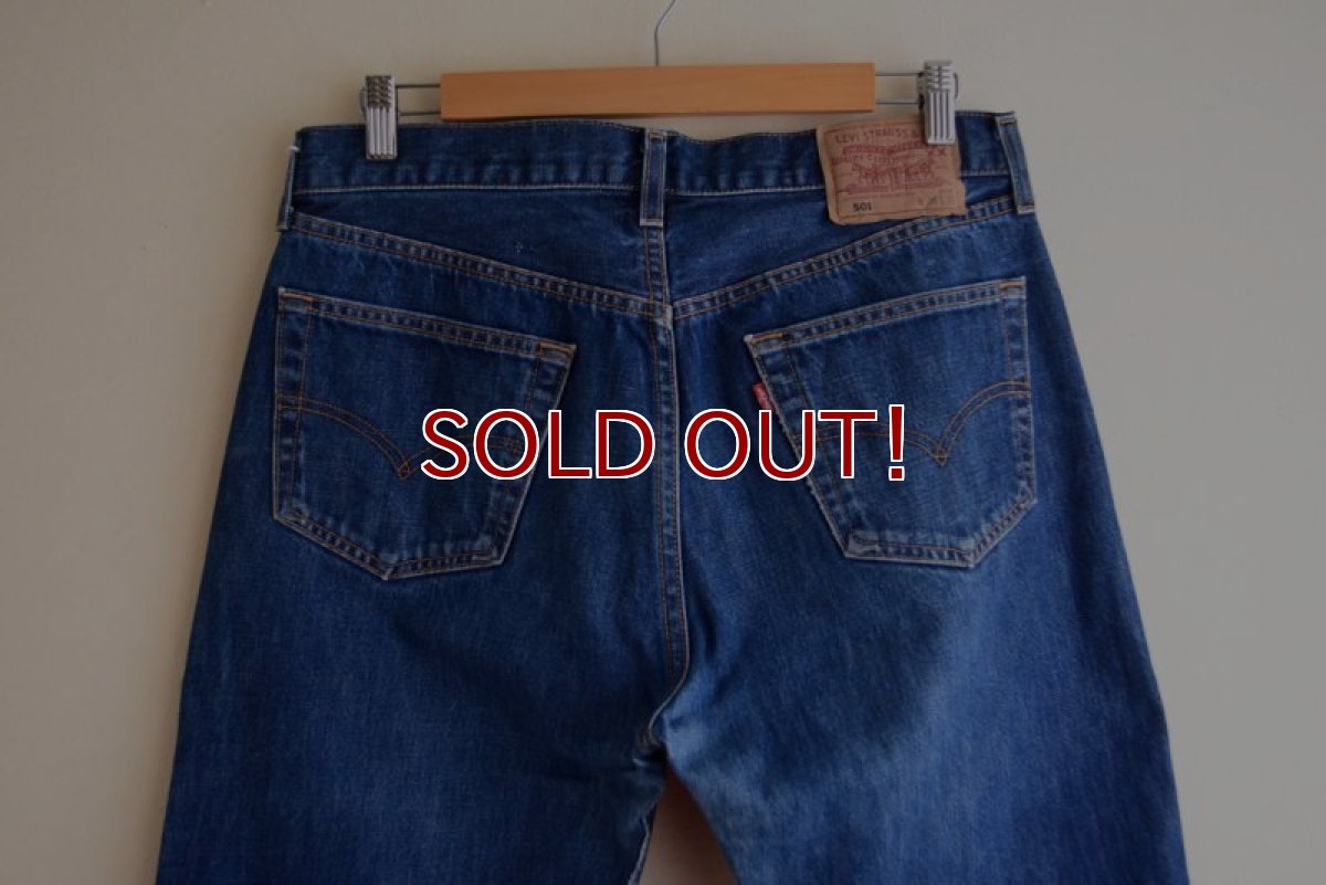 画像13: EURO LEVI'S 501　 MADE IN SPAIN　 表記 W36 L32  (13)