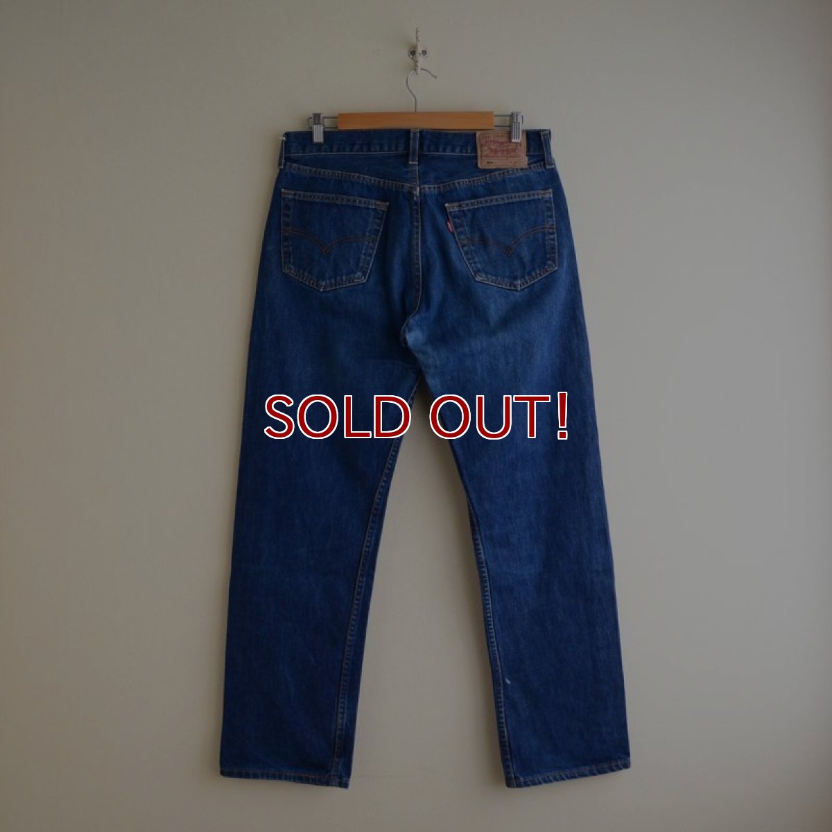画像2: EURO LEVI'S 501　 MADE IN SPAIN　 表記 W36 L32  (2)