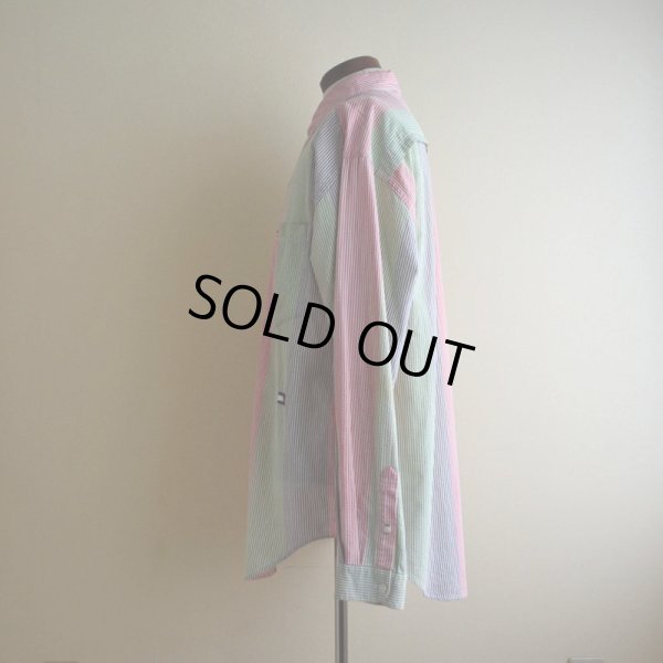 画像4: 1990s TOMMY HILFIGER シアサッカーBDシャツ　 表記L 