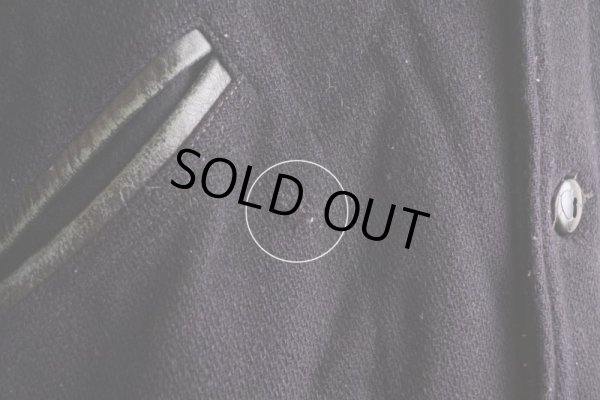 画像10: 1940s〜 LOWE&CAMPBELL 袖レザーボタンスタジャン  実寸ML