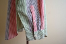 画像10: 1990s TOMMY HILFIGER シアサッカーBDシャツ　 表記L  (10)