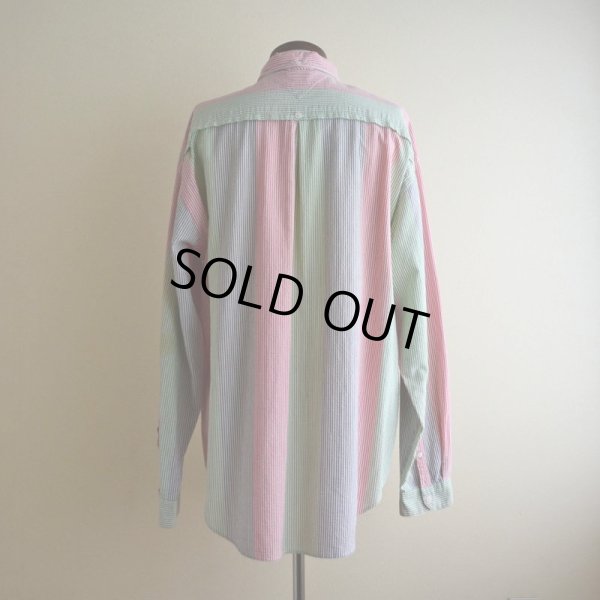 画像3: 1990s TOMMY HILFIGER シアサッカーBDシャツ　 表記L 