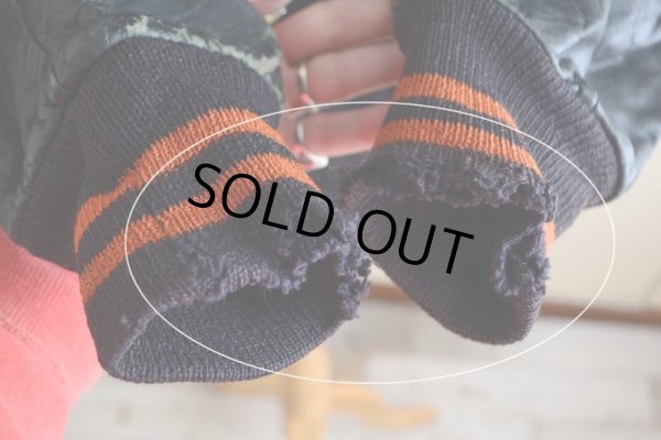 画像12: 1940s〜 LOWE&CAMPBELL 袖レザーボタンスタジャン  実寸ML