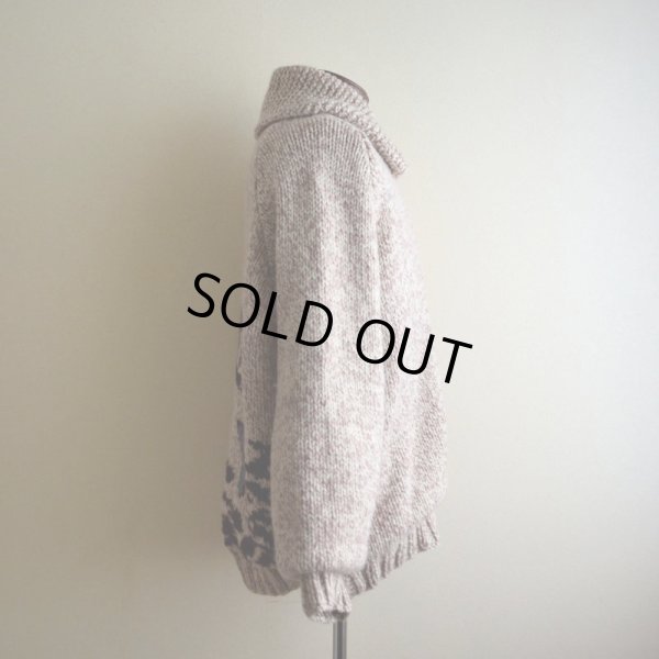 画像4: 1960s〜 フィッシング柄カウチンセーター  実寸ML