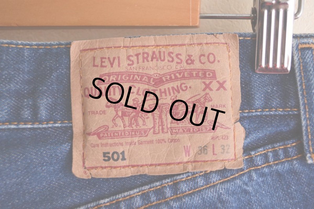 画像7: EURO LEVI'S 501　 MADE IN SPAIN　 表記 W36 L32  (7)