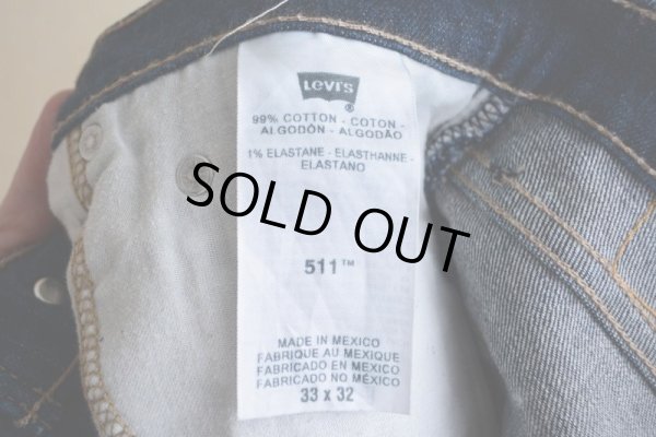 画像15: Levi's 511　 MADE IN MEXICO　 表記 W33 L32 