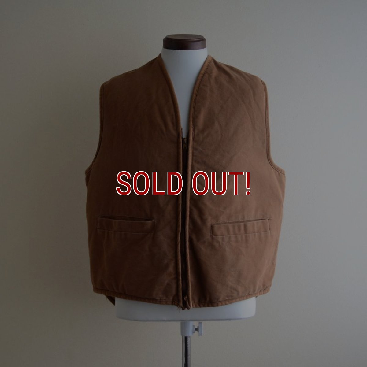 画像1: 1970s Carhartt ダックボアベスト　 表記L  (1)